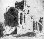BREENBERGH, Bartholomeus Ruins of the City Walls, near Porta S Paolo, Rome dsf